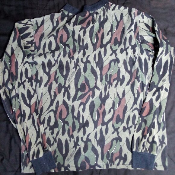 Vintage Jim Teeny Shadow Camouflage Pocket Long Sleeve T-Shirt - Picture 4 of 5